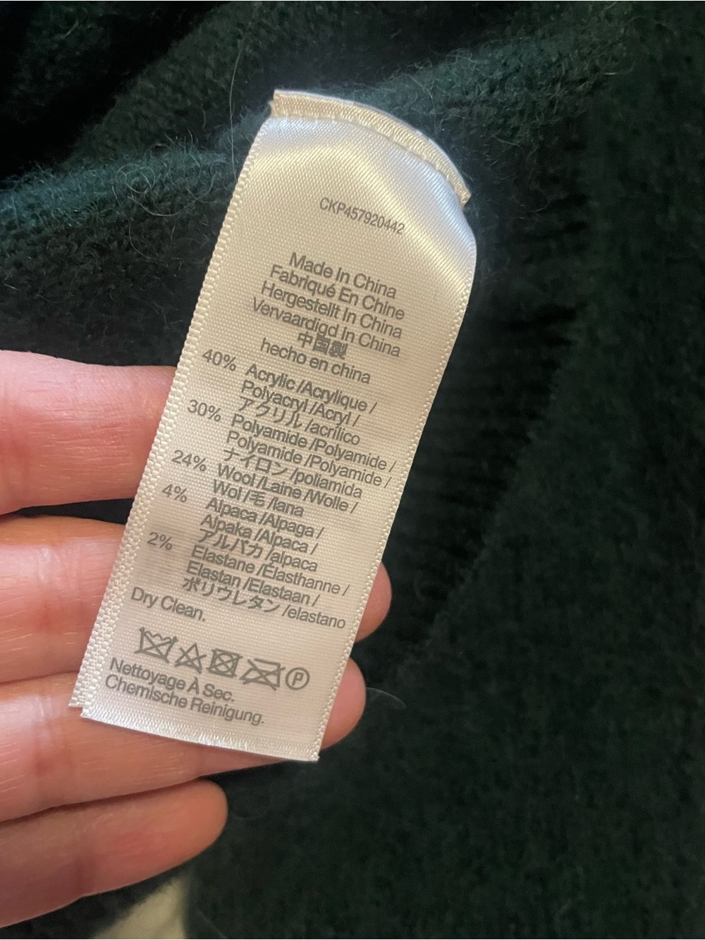 Madewell Dillon Mockneck Pullover Sweater S - Picture 6 of 8